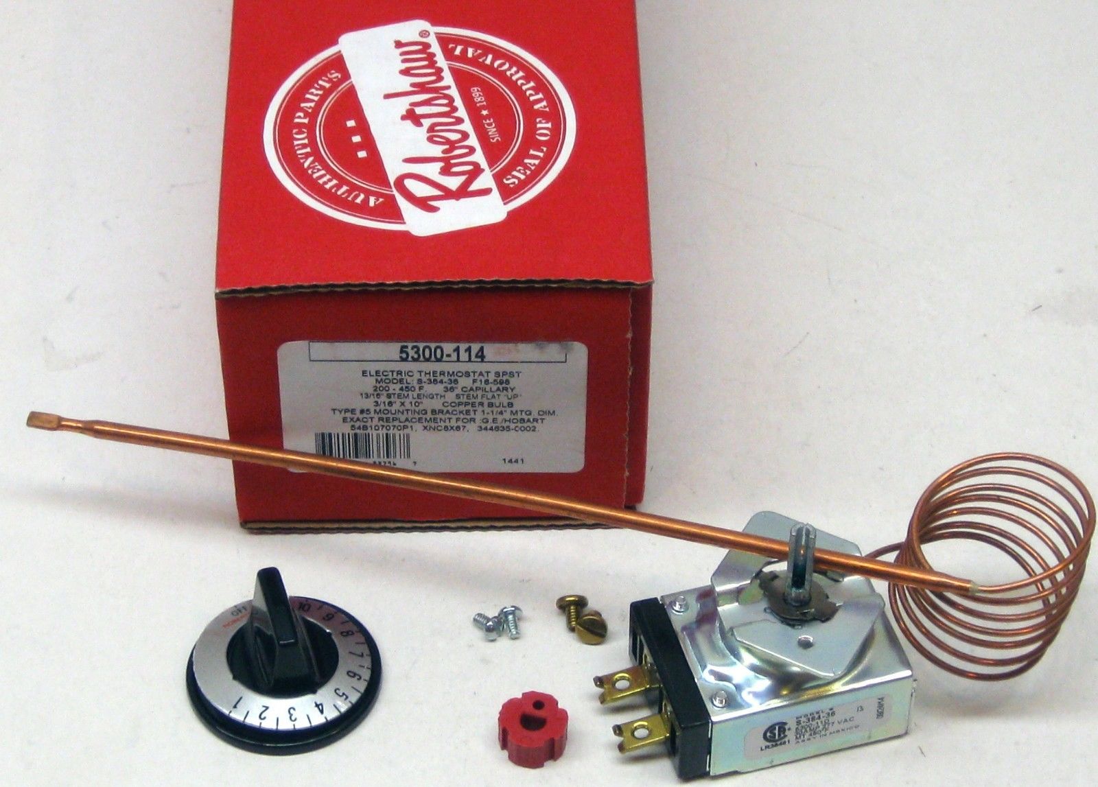 5300114 Robertshaw Electric Oven Thermostat S38436 F16598 461023