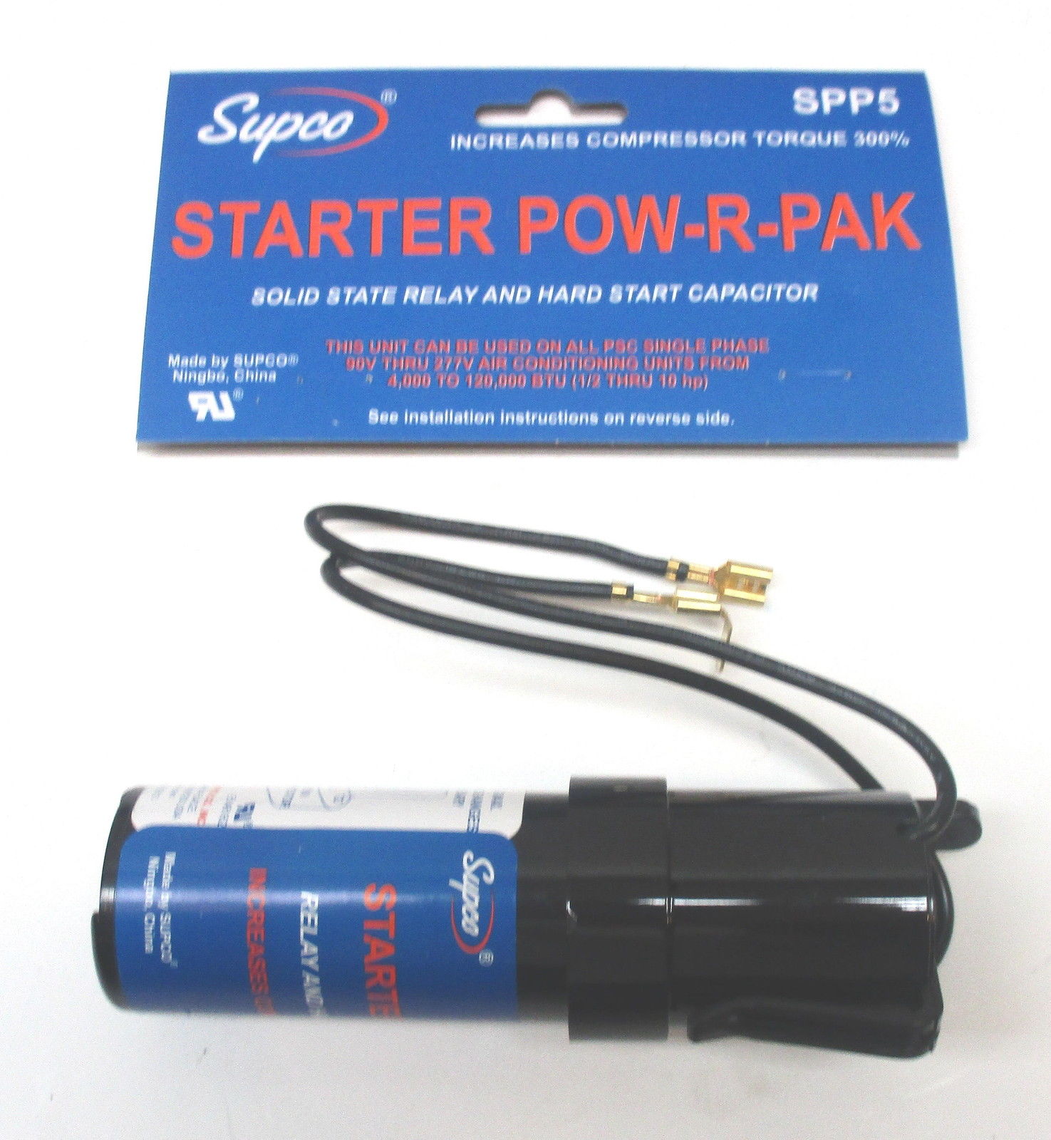 SPP5 Hard Start Super Boost HVAC Relay and Start Capacitor 687152031474