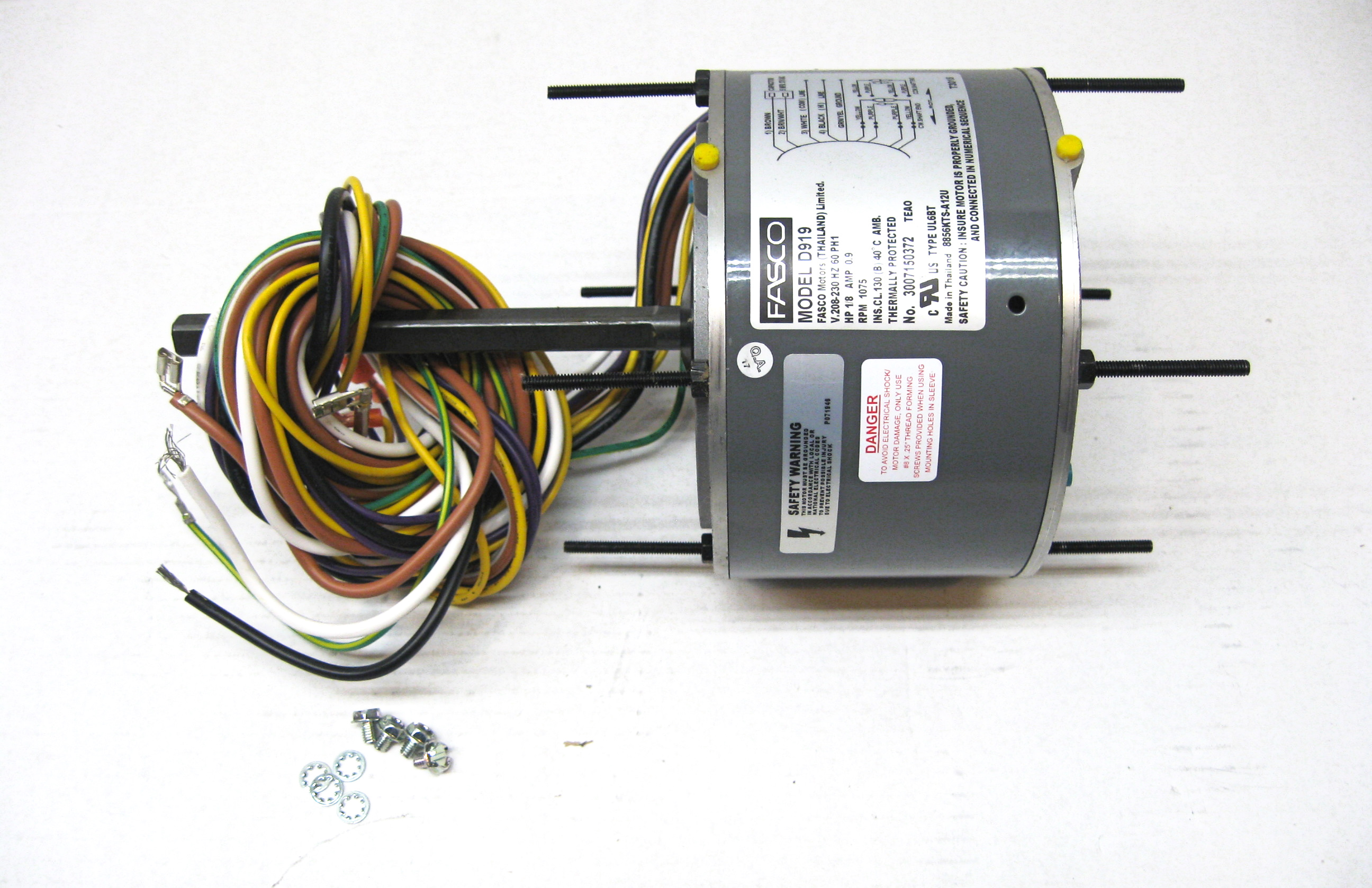 Fasco Condenser Fan Motor D919 1 8hp 208