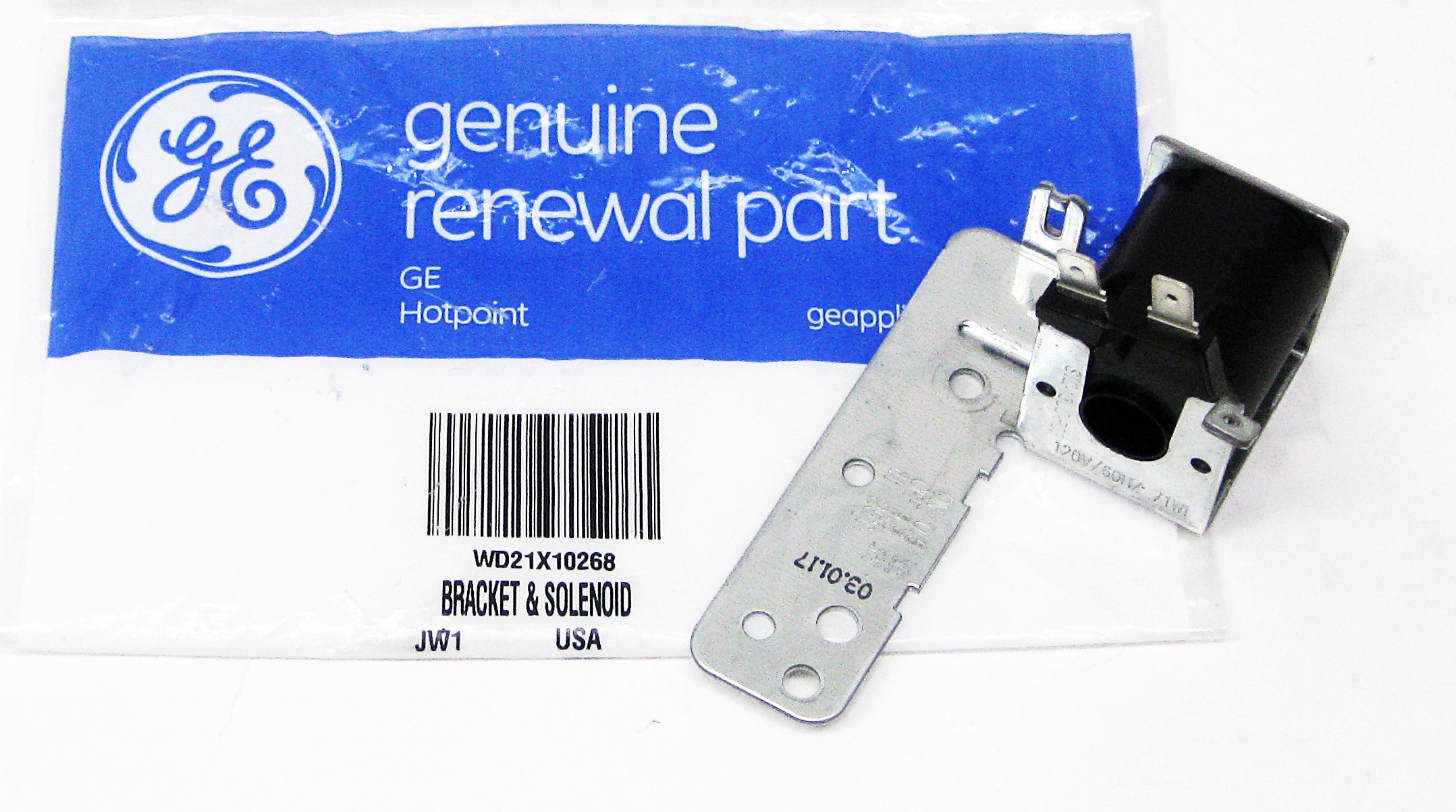 WD21X10268 GE Dishwasher Bracket and Solenoid AP3994907 PS1481923 eBay