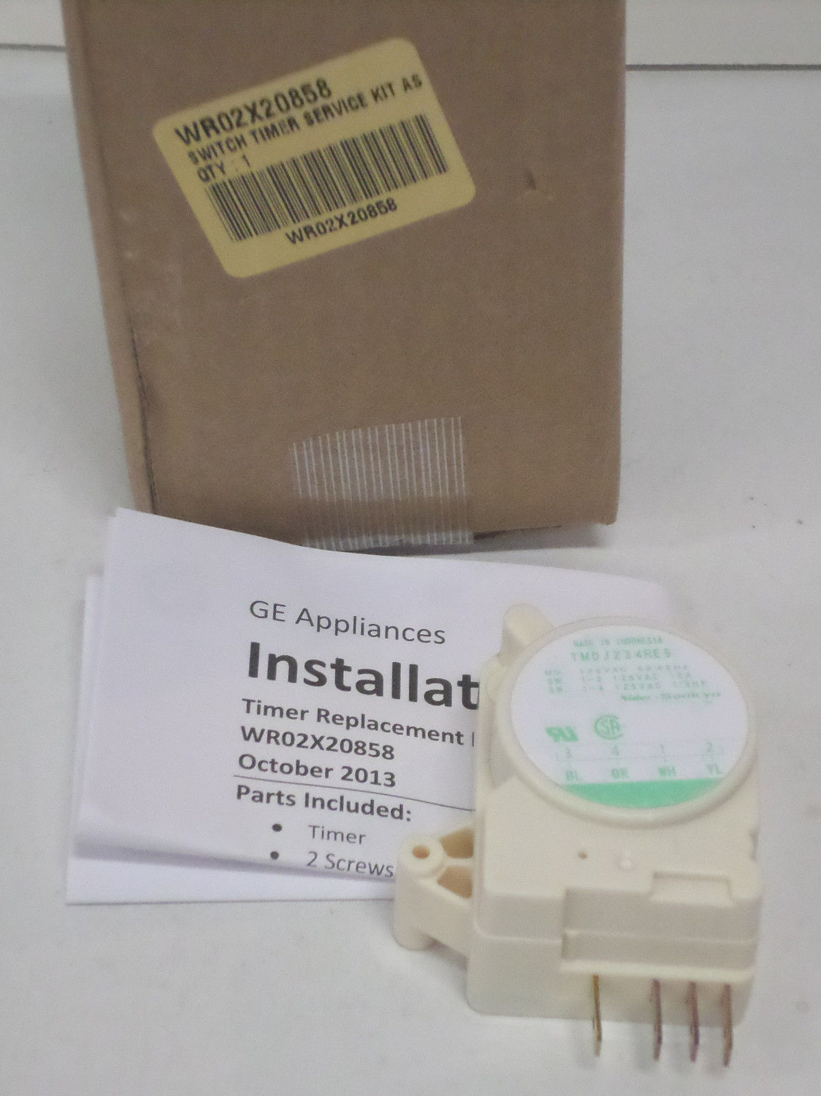 WR02X20858 GE Refrigerator Defrost Timer AP5805165 PS8769915